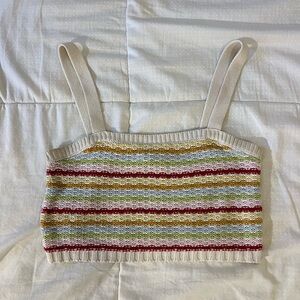Forever 21 Multicolor Knit Tank Top